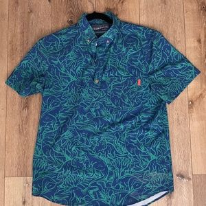 chubbies Dinosaur Stretch Button-down, Men’s Size M